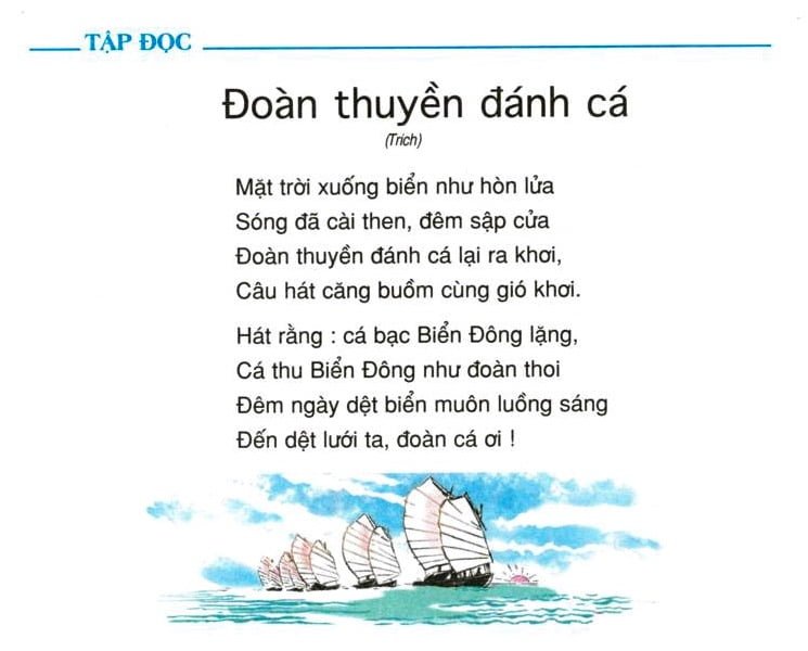 phân tích Đoàn thuyền đánh cá