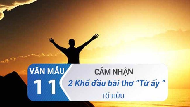 cảm nhận 2 khổ thơ đầu bài Từ ấy