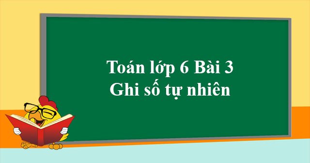 Cách ghi số tự nhiên