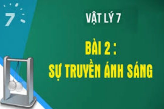 Sự truyền ánh sáng