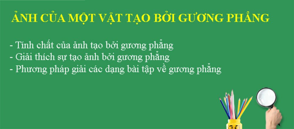 Ảnh của một vật tạo bởi gương phẳng